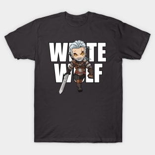 Geralt White Wolf T-Shirt